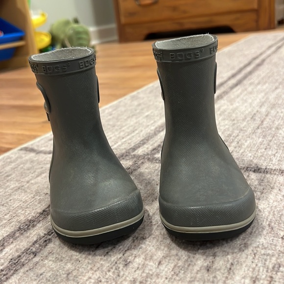 Bogs SKIPPER II SOLID gray rain boots - Picture 8 of 14